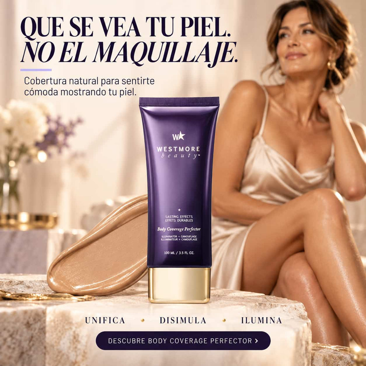 Maquillaje Corporal para Manchas y Venitas