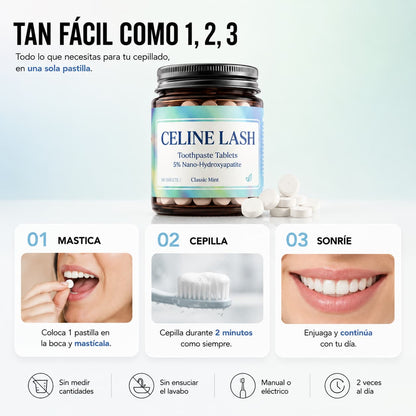 Pastillas Dentales con Nano-Hidroxiapatita