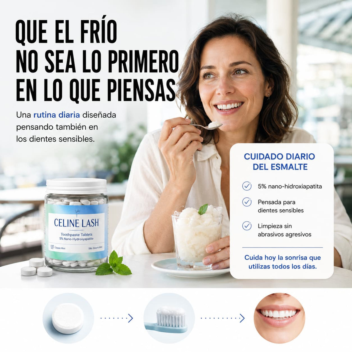 Pastillas Dentales con Nano-Hidroxiapatita