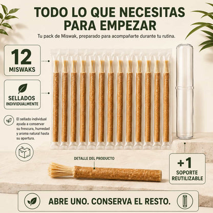 Miswak para Higiene Bucal Natural