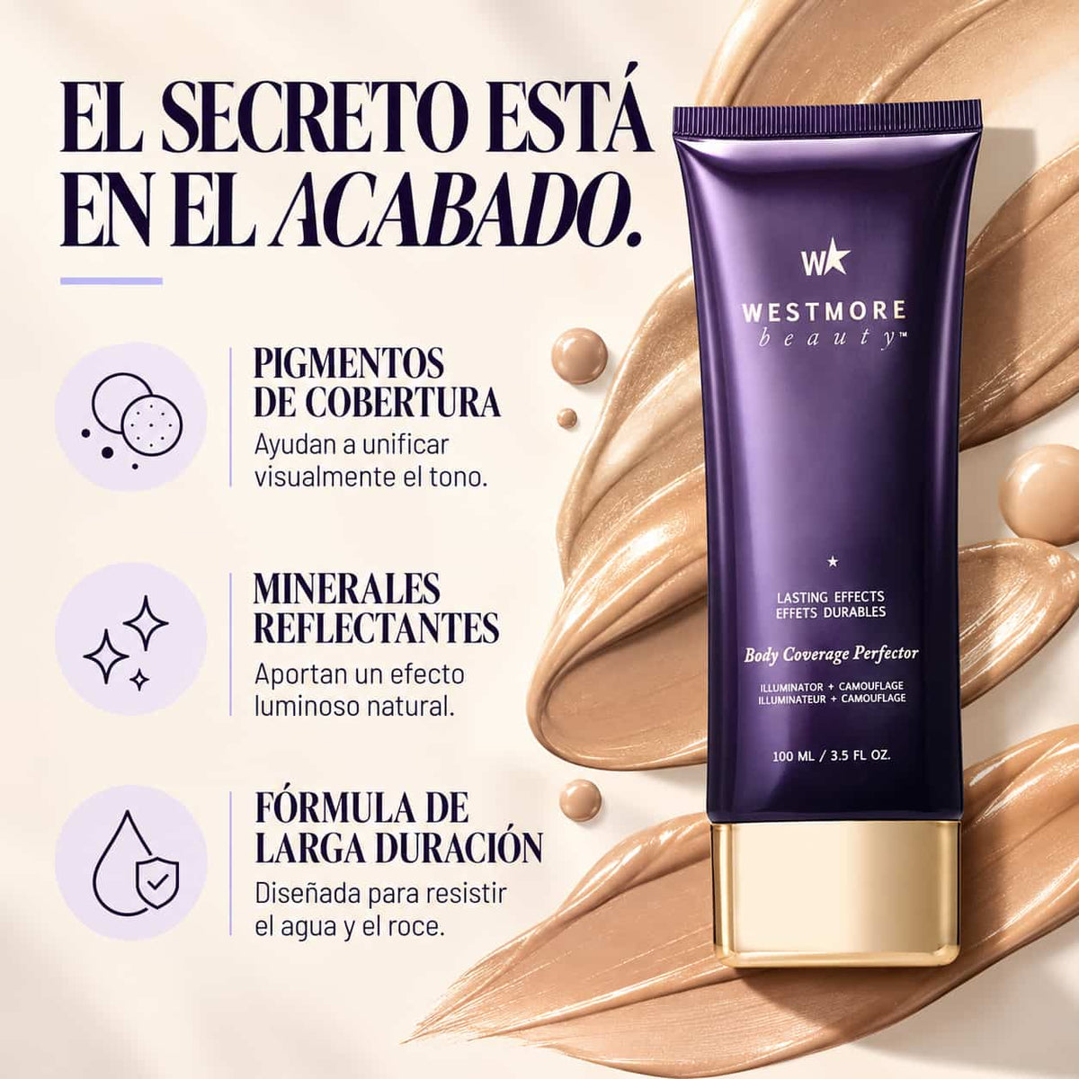 Maquillaje Corporal para Manchas y Venitas