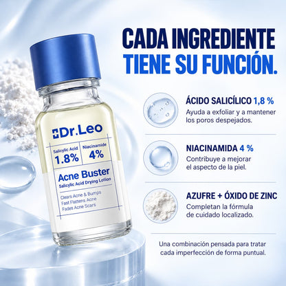 Loción Secante para Granos con Ácido Salicílico