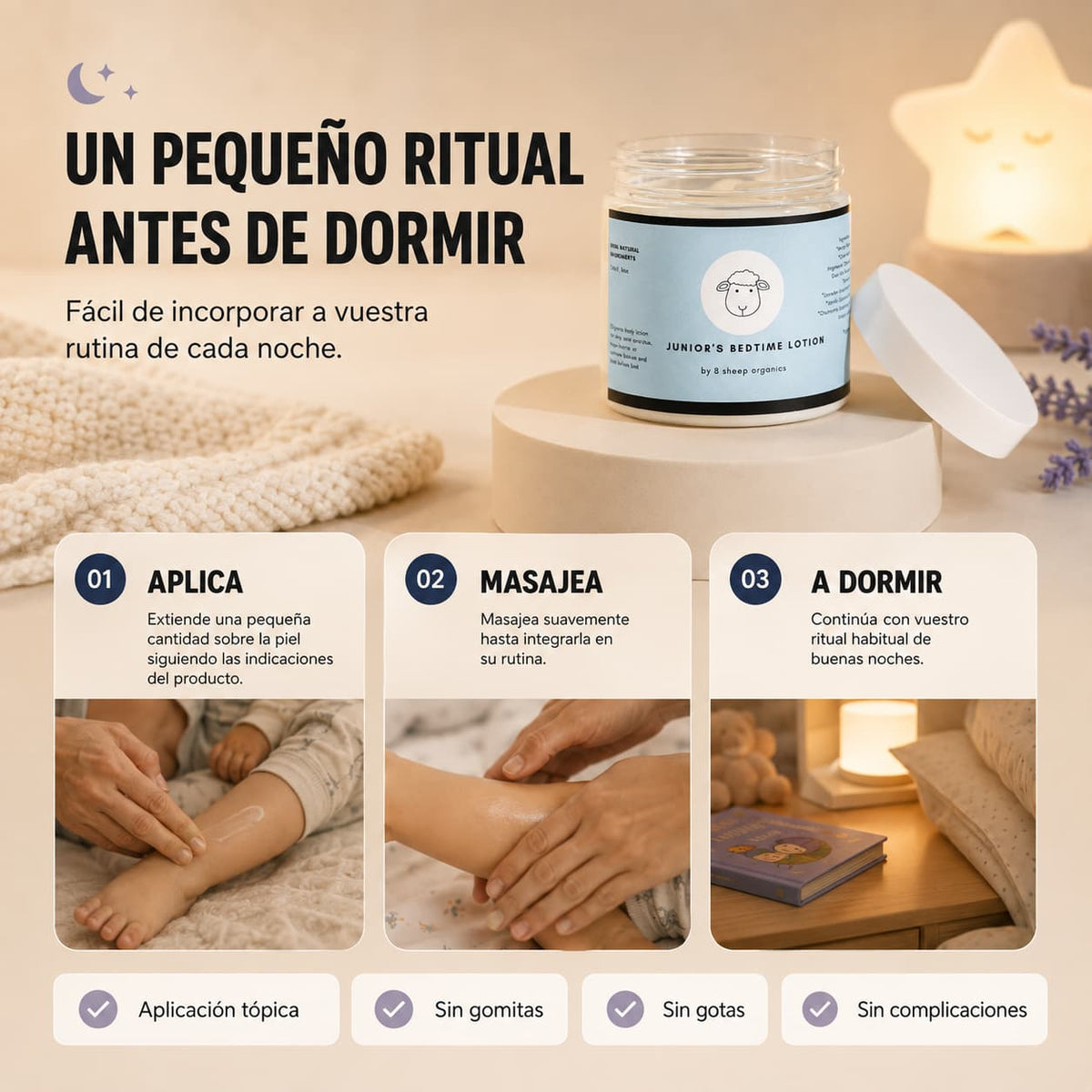 Crema para el Descanso Infantil con Magnesio